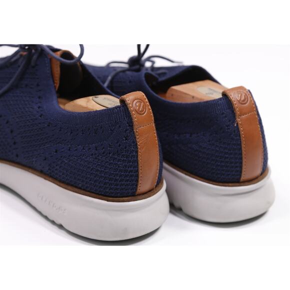 Cole Haan Mens Blue 2.ZeroGrand Stitchlite Wingtip Oxfords Dress Shoes 13 M main image 5